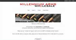 Desktop Screenshot of millenniumarms.com