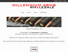 Tablet Screenshot of millenniumarms.com